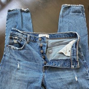 Abercrombie The Mom High Rise Jeans